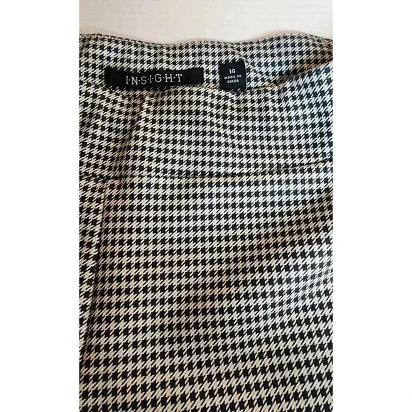 INSIGHT Houndstooth Stretch Trouser Pant - Picture 9 of 14